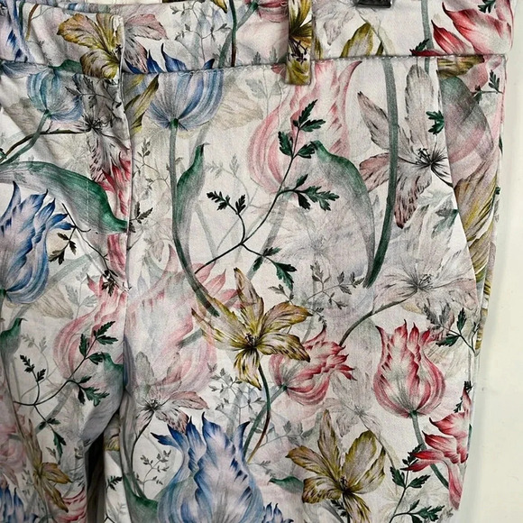 H&M Lightweight  Floral Trouser, Size 10 - Picture 3 of 10
